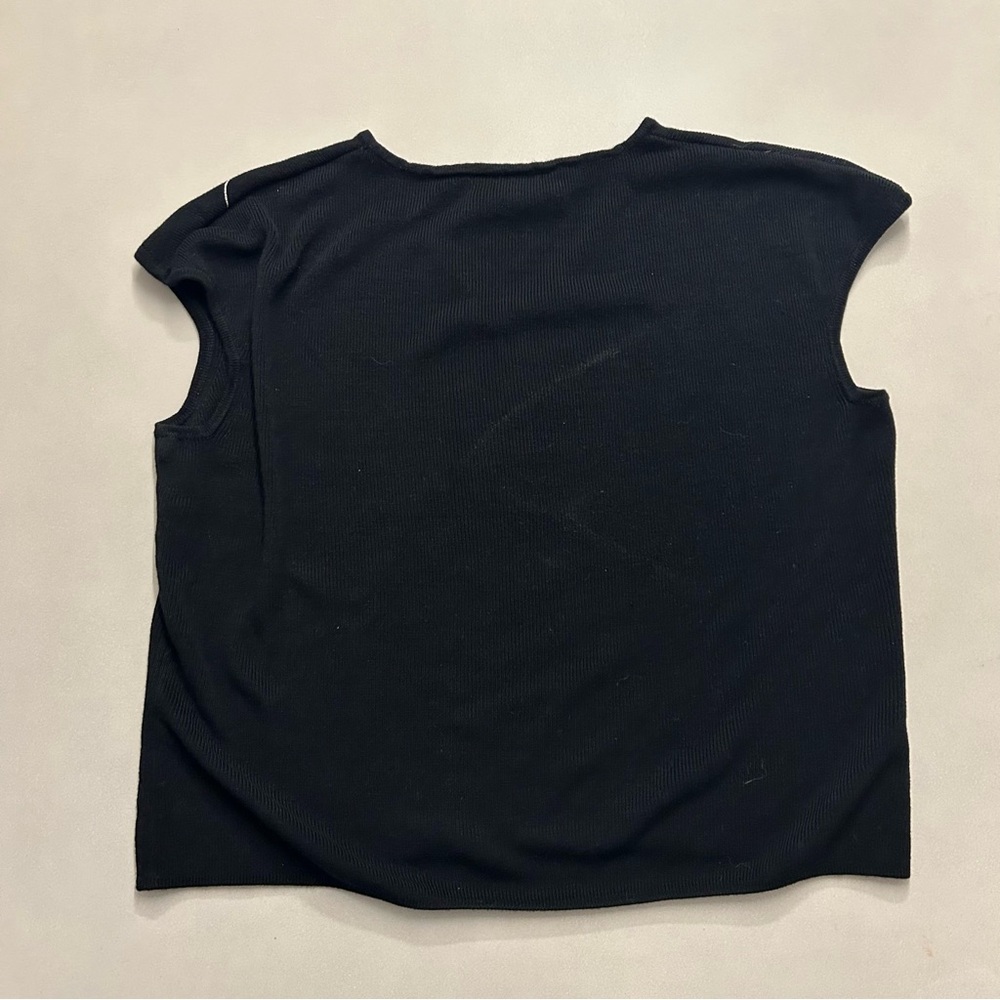 Spenser Jeremy Black with white ,cap sleeve top, Size S - Picture 4 of 5